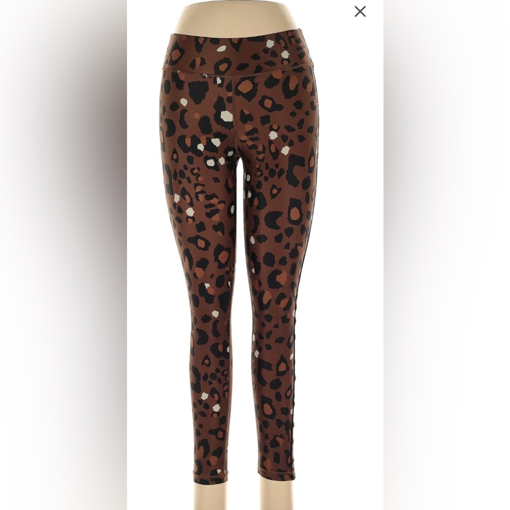 The Upside Side Stripe Leopard Leggings size Small
